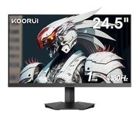 KOORUI Écran PC Gaming 24.5 Pouces, 180Hz, FHD (1920 x 1080), VA, 1ms, Adaptive Sync, Grand Angle de Vue 178°, Displayport et 2X HDMI