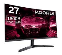 KOORUI Ecran PC Gaming 27 Pouces - 144HZ 1ms, Résolution 2560x1440 (QHD), Couverture DCI-P3 à 85%, Cadre Ultra-Mince, Inclinaison Réglable, HDMI/DP/VGA/Sortie Audio 【VESA】