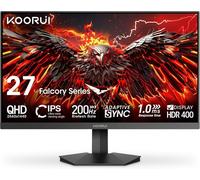 KOORUI G2721P Moniteur 27 pouces IPS QHD 200 Hz, 2x HDMI 2.0, DisplayPort 1.4, Audio