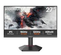 KOORUI G2741L Moniteur de Jeu de 27 Pouces, 160 Hz, IPS, UHD 2160p, 1 ms, synchronisation adaptative, Levage réglable, Montage VESA, HDMI/DP, Faible lumière Bleue, 99% SRGB