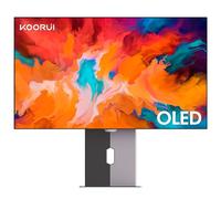 KOORUI Gaming Ecran PC OLED 27 Pouces, Moniteur 1440P 240Hz 0,03ms, Charge Type C 90W, Ecran Mince DCI P3, HDMI 2.0, DisplayPort 1.4, USB C 3.1, VESA 100 * 100mm, Noir, 27E8QK