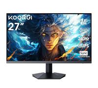 KOORUI Gaming Ercan 27 Pouces - QHD 2560x1440 IPS PC Écran, 240Hz, 1ms, Adpitive-Sync, Gsync Compatibility HDMI DisplayPort HDR 10