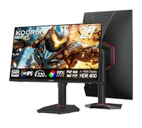 KOORUI Moniteur de jeu 27", 320 Hz, IPS rapide, QHD 1440p, 1 ms, synchronisation adaptative, levage réglable, montage VESA, DP/HDMI, 99 % SRGB G2721E