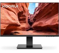 KOORUI Moniteur PC 27" 1080p 3000:1 Rapport de Contraste avec HDMI VGA pour Bureau et Maison, 99% SRGB, sans Cadre, Soin des Yeux, réglage de l'inclinaison, Montage VESA, Noir