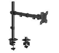 KOORUI Support de Bureau Simple pour écrans de 13 à 32", Bras Ergonomique réglable en Hauteur avec Rotation à 360 °, Inclinaison réglable ± 72 °, pivotant à 360 °, VESA 75/100 mm