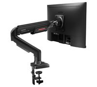KOORUI Support Ecran PC Moniteur pour Ecrans Plats et Incurvés de 17 à 32", Ergonomique Ressort à Gaz Bras, Réglable en Hauteur, Inclinaison, Pivotant, Plage de Charge 2-9kg, VESA 75&100mm