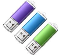 KOOTION Cle USB 128 Go Lot 3 Clé USB Grande Capacité Cle USB 2.0 Pas Cher Flash Drive Porte Clé Stockage Disque Mémoire Stick pour Windows, PC, Ipad, Enregistreur, Linux