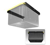 Koova Supports de rangement de garage pour poubelles utilitaires, rails de cadre avec matériel, cintres de plafond en acier robuste, organisation de conteneurs, système de montage à faire soi-même (un