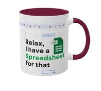 KoovDem Tasse à café amusante, motif feuille de calcul, pour femme, comptable finance, patron, codeurs, comptabilité, banquier, collègues, travail (A3)