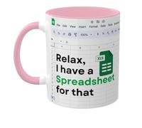 KoovDem Tasse à café amusante, motif feuille de calcul, pour femmes, comptables financières, patrons, codeurs, comptabilité, banquier, collègues, travail (A7)