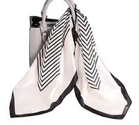 KOOYOL Femme Foulard Carré de Soie Multi-motifs Foulards de la mode légère Carré Wrap Sentir soie Écharpes