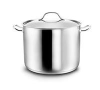KOPF Casserole à induction XXL Gigantos, Ø 28 cm, hauteur 21 cm, 12,5 litres, acier inoxydable