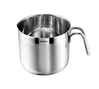 KOPF Casserole à lait Josie, Ø14 cm, 1,5 L, argent, acier inox | Pichet lait avec graduation intérieure | bord verseur évasé | tous feux | faitout compatible four et lave-vaisselle