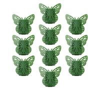Kopida Lot de 10 clips d'escalade pour plantes grimpantes - Fixation murale autocollante - Fixation murale en forme de papillon - Outils de jardin