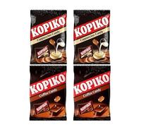 Kopiko Coffee Hard Candy Café et cappuccino originaux 100 g x 4 (lot de 4)