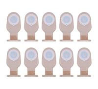 Kopinma 10Pcs Sacs de Stomie Pochettes Vidangeables d'une Seule PièCe pour Colostomie IléOstomie Stoma Care 20-60Mm Sacs de Colostomie de Valve de Vidange éConomique