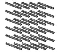 Kopinma 30 Set cubes d'affichage de prix réglables, Cubes en Plastique ÉTiquettes D'Affichage de Prix NuméRo de Support, RéGlable ÉTiquette Boutique pour bijoux, montres, bagues