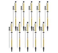 Kopinma Lot de 10 stylos de tournage 7 mm Slimline avec recharge - Accessoires de tournage - Noir