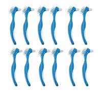 Kopinma Lot de 12 brosses à dents rigides pour prothèses dentaires