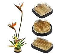 Kopinma Lot de 3 mini hérissons, grenouilles japonaises Ikebana pour arrangements floraux, bouquet de fleurs, grenouille Ikebana Kenzan pour arrangement floral et décoration
