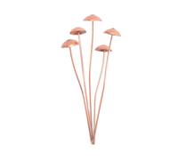 Kopinma Piquets de jardin décoratifs en métal en forme de champignon, parfaits pour la décoration printanière extérieure et pour ajouter à vos fleurs en métal
