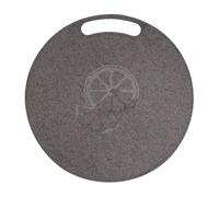 Kopinma Planche à découper en plastique pour la cuisine Planche à découper ronde Planche à découper fruits légumes Planche à découper avec poignées 31 cm