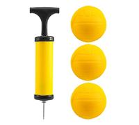 Kopinma Roundnet Lot de 3 mini balles de volleyball interchangeables avec pompe