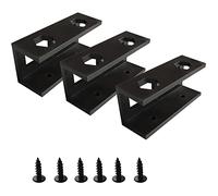 Kopinma Support PC en 3 Parties Sous le Bureau, Support pour Ordinateur Portable en Métal Avec Vis, Noir