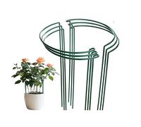 Kopinma Tuteurs pour Plantes, 6PCS 25 * 60CM Support pour Plantes à Arc, Supports de Jardin en Métal Solide, Cerceaux de Fleurs Demi-Ronds pour Pivoines Hortensias Roses Sédum Légumes Tomates