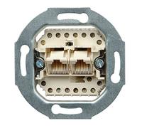 Kopp 1 pièce Einsatz UAE-/IAE-/ISDN/RNIS-Steckdose Aluminium 33369402