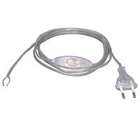 Kopp 140310090 Câble Euro avec Interrupteur Transparent 2 m