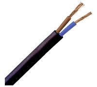 Kopp 152210845 Câble gainé H03VV-F 2 x 0.75 mm² noir 10 m