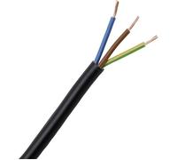 Kopp Tuyau conducteur H03 VV-F 3 x 0,75 mm² Noir 10 m