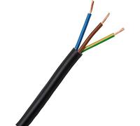 Kopp 152310848 H03 VV-F Tuyau conducteur Noir 3 x 0,75 mm² x 10 m