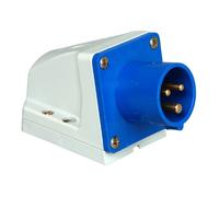 Kopp 171600001 Prise murale pour caravane 3 broches, 16 A, 230 V, bleu