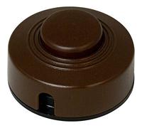 Interrupteur à pédale Kopp 191852084 avec décharge de traction marron 1 x Off/On 2 A 1 pc(s)
