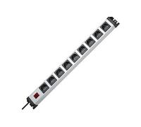 Kopp 227020018 Powerversal Multiprise 9 prises type F avec interrupteur éclairé IP 20