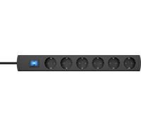 KOPP 232905018 Multiprise avec interrupteur 6x anthracite contact de protection