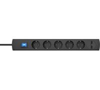 KOPP 233605003 Multiprise avec interrupteur 5x anthracite contact de protection