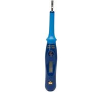 Kopp 324240001 PAN2000 Testeur de tension unipolaire avec écran LCD et lampe néon 12-230 VAC, 12-48 VDC, CAT II 300 V, bleu