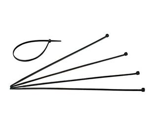 Kopp 328404090, UV et résistant aux intempéries Attaches de câble 300 x 4,8 mm Lot de 50 - Noir