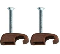 Kopp 342606089 Cavalier 342606089 Plage de Ø du Faisceau 4 à 7 mm Marron 50 pc(s) (Lot de 2)