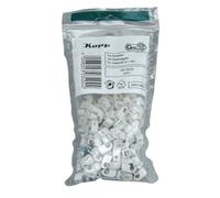 Kopp 345504087 Lot de 100 colliers de serrage ISO 5-7 mm Gris avec goupilles en acier 20 mm