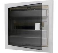 Kopp 346001004 Boîte à fusibles encastrée avec Porte en Plastique 12 pôles Gris/Noir