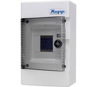 Kopp 350914040 Boîtier de distribution Nombre de divisions = 8 Nbr de rangées = 1 Contenu 1 pc(s)