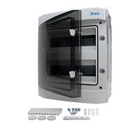 Kopp 353812048 Boîtier de Distribution AP-FR avec Porte, IP65 pour 24 pôles, 2 rangées