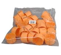 Kopp 355225509 Lot de 25 boîtiers d'interrupteur en matière Isolante pour Mur Creux Ø 68 mm Profondeur 47 mm