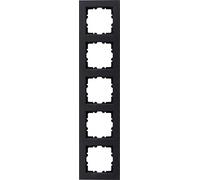 Kopp, 407215007 HK07 Cadre de finition 5 prises Anthracite