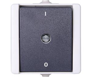 Kopp 540256000 Gamme d'interrupteurs pour pièce humide complet Interrupteur proAQA gris 1 pc(s)