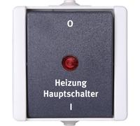 Kopp 541356004 1 pièce Gamme dinterrupteurs pour pièce humide complet Interrupteur darrêt durgence pour chauffage proAQA gris 1 pc(s)